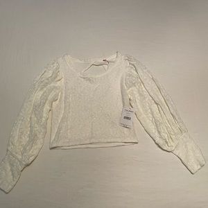 Free people lace blouse size S